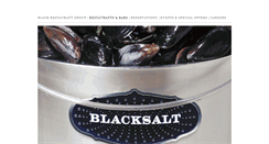 Desktop Screenshot of blacksaltrestaurant.com